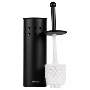 Четка за тоалетна KingHoff 1812, 39.5см, Черна стомана