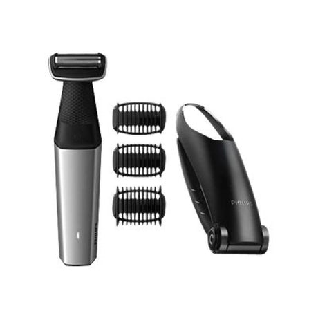 Aparat de tuns corporal Philips BG5020/15, Durată de viață a bateriei de până la 60 de minute, Încărcare 1 oră, Accesoriu pentru spate