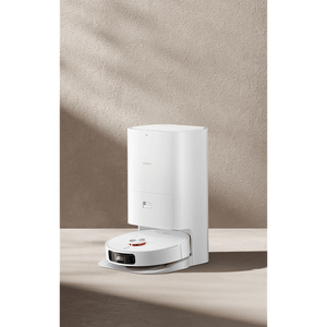 Робот прахосмукачка Xiaomi X10+ BHR6363EU, Wi-Fi, Едновременно засмукване и измиване, 70W, 4800mAh, Всмукателна мощност 4000pa, Сензор за килими, Контейнер за прах 350 мл, Контейнер за вода 800 мл, Станция за изпразване, Бял