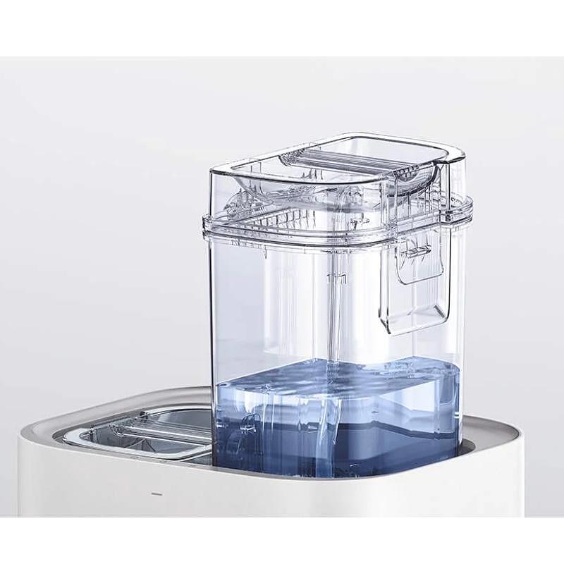 Робот прахосмукачка Xiaomi X10+ BHR6363EU, Wi-Fi, Едновременно засмукване и измиване, 70W, 4800mAh, Всмукателна мощност 4000pa, Сензор за килими, Контейнер за прах 350 мл, Контейнер за вода 800 мл, Станция за изпразване, Бял