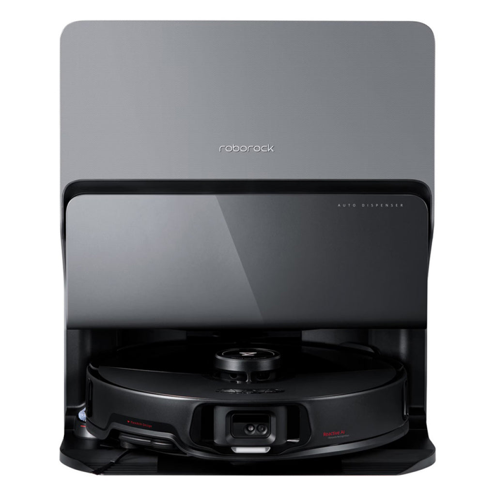 Прахосмукачка с моп Xiaomi Roborock S8 MaxV Ultra, 69W, 5200 mAh, Автоматична почистваща станция, Моп  Черен