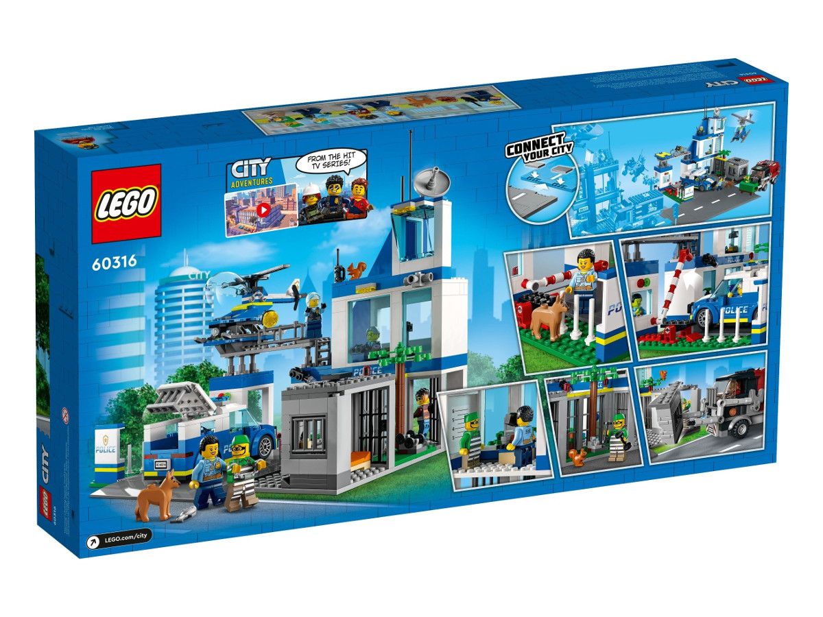 LEGO® City - Полицейски участък 60316, 668 части