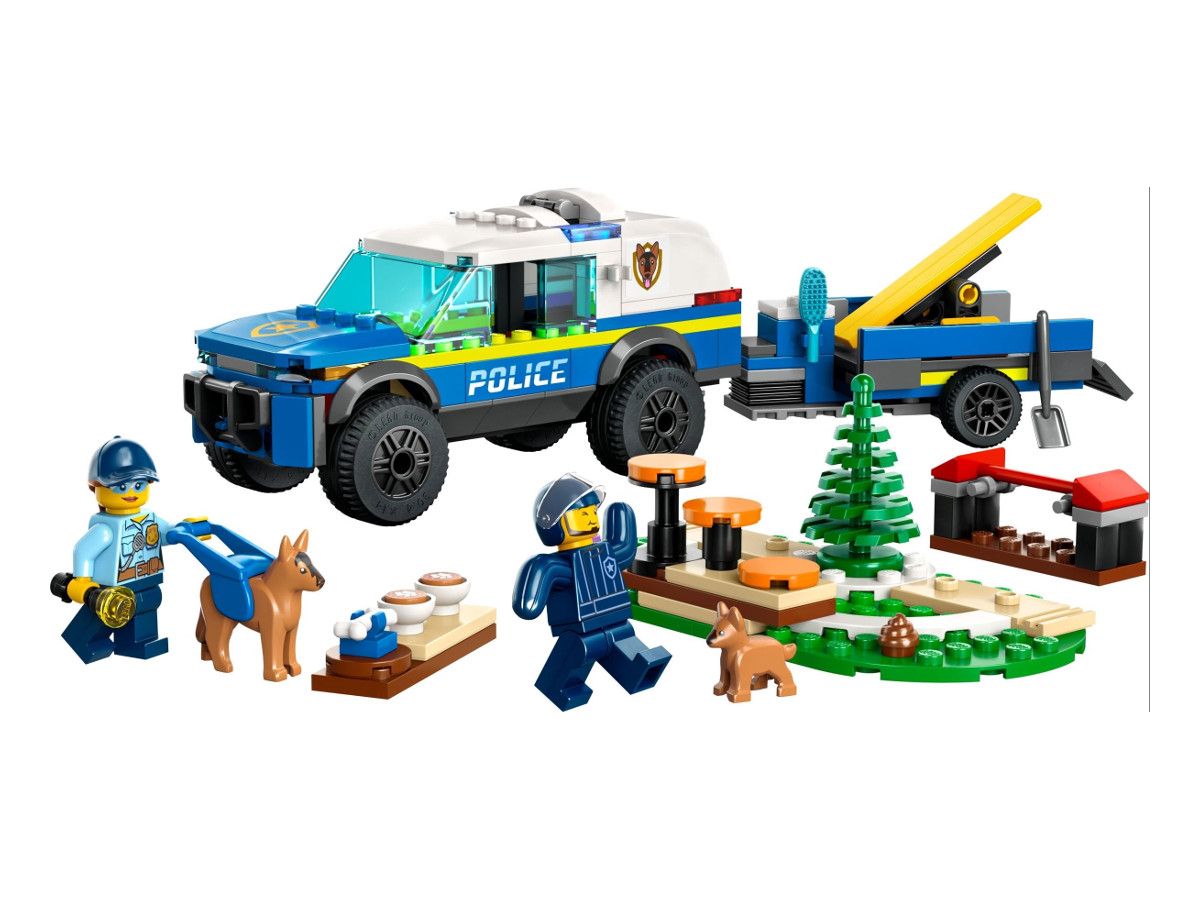 LEGO® City - Мобилна школа за полицейски кучета 60369, 197 части