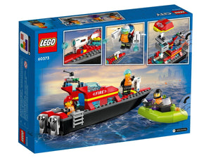 LEGO® City - Пожарна спасителна лодка 60373, 144 части