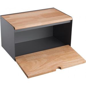 Кутия за хляб Klausberg, Метал, Бамбук, 36x22x20 cm