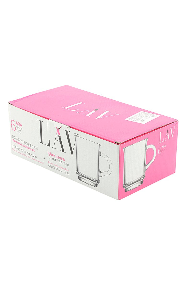Сет чаши за топли напитки LAV Ada, 250 мл, 6 бр