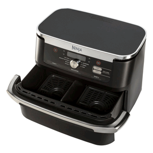 Фритюрник с горещ въздух Ninja AF500DE Foodi FlexDrawer, 2470W, 10.4 л, 7 програми, Черен