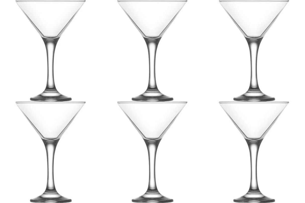 Сет чаши за мартини LAV Misket, 175 мл, 6 бр