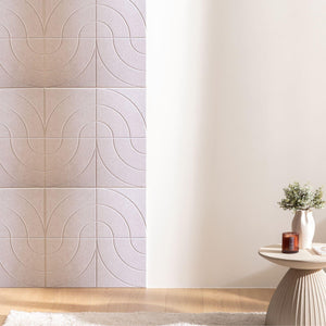 Комплект декоративен панел atmosphera Juego, 30x30 cm, 4 бр, Филц