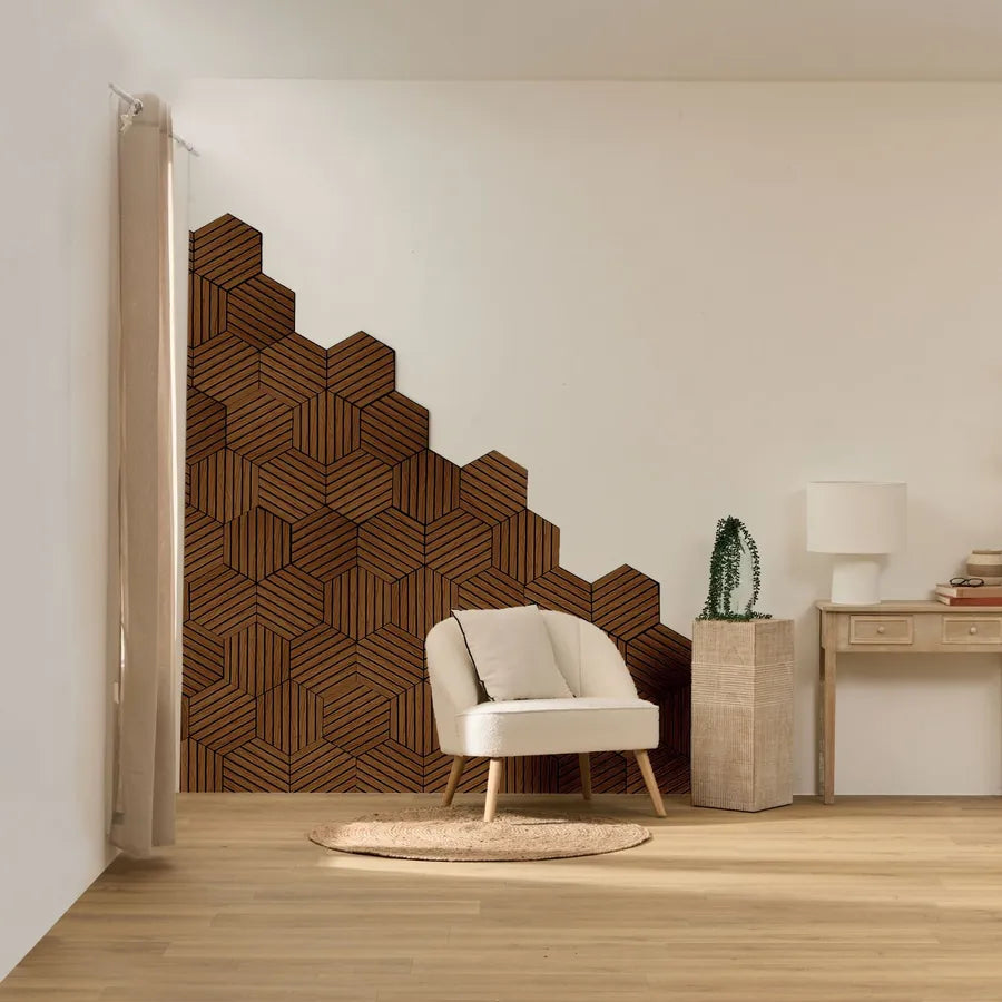 Комплект декоративен панел atmosphera Colva, MDF, 30x26 cm, 3 бр