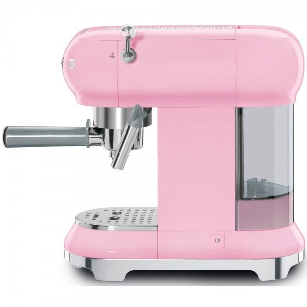 Кафемашина Smeg ECF01PKEU, 1350 W, 15 бара, Розов