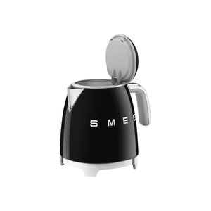 Мини електрическа кана SMEG KLF05BLEU, 50's Style, 1400 W, 800 мл, Черна