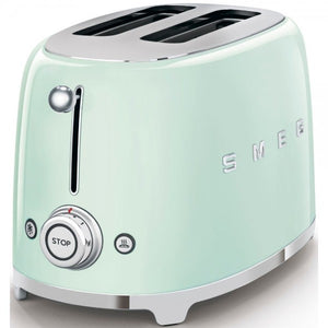 Тостер Smeg TSF01PGEU, 950 W, 2 филии, Пастелно зелен