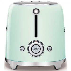 Тостер Smeg TSF01PGEU, 950 W, 2 филии, Пастелно зелен