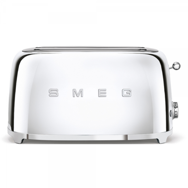 Тостер Smeg TSF02SSEU, 1500 W, 4 филии, Хром