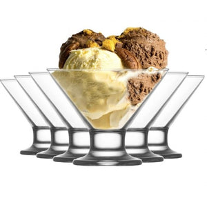 Сет чаши за сладолед LAV Crema, 165 мл, 6 бр