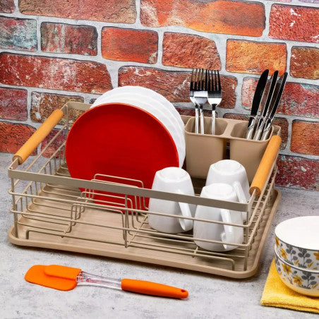 Сушилник за съдове KingHoff, Едноетажен, 42,5x32x15,5 cm