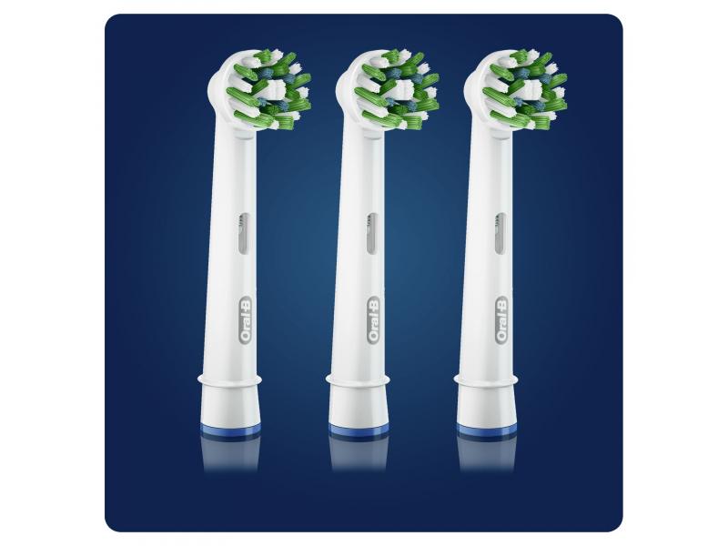 Накрайник за електрическа четка Oral-B CrossAction EB50RB-3, 3 бр.