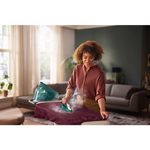 Парогенератор Philips PerfectCare 7000 PSG7140/70, 2100W, 8 бара, 120 гр/мин, OptimalTemp, Бял/Зелен