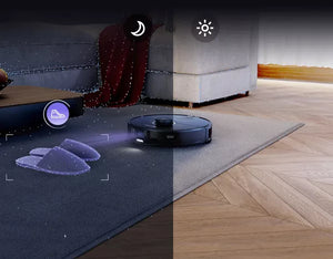 Робот прахосмукачка Roborock S8 Ultra Pro, Моп, 5200 mAh, 6000Pa, Контейнер за прах 750 мл, 4 сензора, 4 карти, 50 W, Автономност 180 мин, Черен